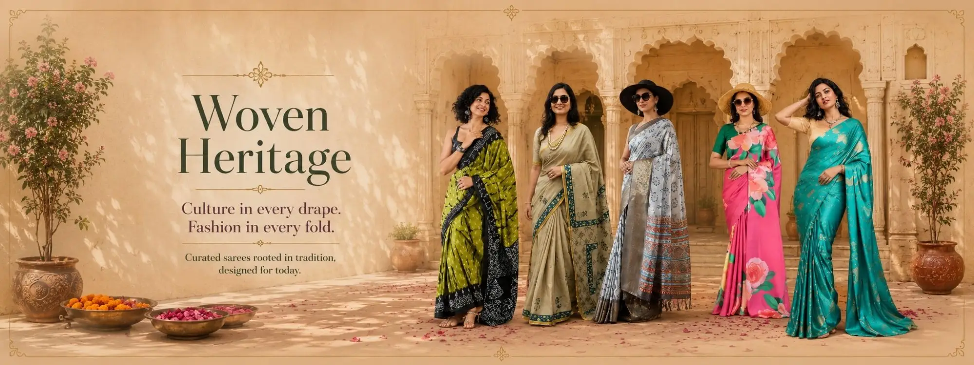 Beautiful Handmade Sarees on Shopdibz